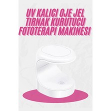 Uravas Store Kalıcı Oje Kurutucu Mini Uv Işınlı Taşınabilir Hızlı ve Pratik Oje Kurutucu