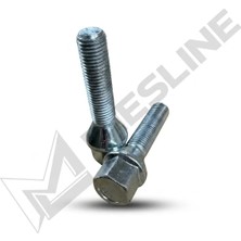 Mesline Üniversal Çelik Jant Bijonu M12 x 1,50 45 Boy Uzun Bijon