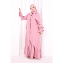 Bym Fashion Hac Umre Ferace Şal Hediye   70018 Gül Kurusu