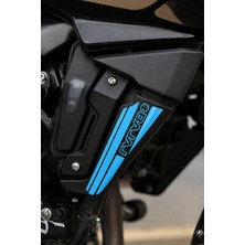 Banxtre Bajaj Pulsar NS200 Için Yan Radyatör Kapakları Için Bajaj Yazılı Sticker Seti (Sağ ve Sol)