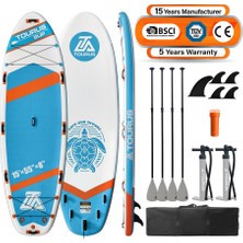 Tourus   TS-MB01 457X140X20 cm Multi Player Dev Şişme Sup Board – 500 kg Taşıma Kapasiteli 4 Kişilik Aile & Grup Paddle Board Seti