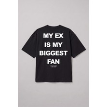 Gothamvibes Erkek Boxy Ex Siyah Premium T-Shirt