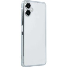 BSH Gülbay Mobilya Newface Samsung Galaxy A07 4g Razer Lensli Silikon - Gümüş