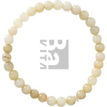 Bavita Doğal Taş Bileklik-T6 Kalsit Sarı 22 cm 6mm