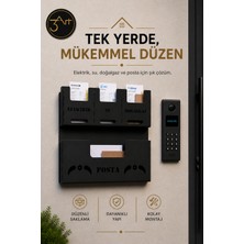 Fatura ve Posta Düzenleyici - Duvara Monte Elektrik Su Doğalgaz Evrak Organizeri