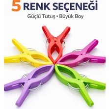 SS Trend Store 4’lü Büyük Boy Çift Yaylı Güçlü Mandal 16 cm | 5 Renk