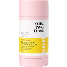 One.two.free! Spf 50 Işıltılı Güneş Koruyucu Stick