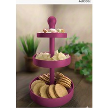 SLM Üç Katlı Atıştırmalık ve Pasta Standı, Servis Standı