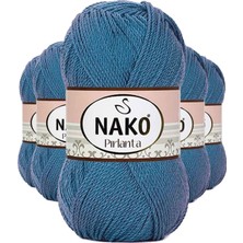 Nemere 5 Adet Pırlanta Amigurumi El Örgü Ipi Yünü Turkuaz 3409