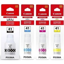 Canon Gı-41 Orjinal Mürekkep Takım / Pizma G1420 / G1460 / G2420 / G2460 / G3420 / G3460