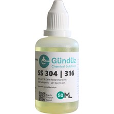 Gündüz Kimya Paslanmaz Çelik Test Kiti | 304 ve 316 Kalite Çelik Ayrımı