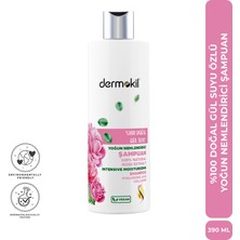 Dermokil %100 Doğal Gül Suyu Şampuan 390 ml