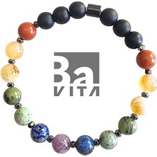 Bavita Doğal Taş Çakra Bileklik T11