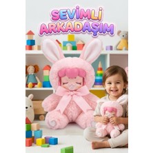 Farbu Oyuncak Nansi Peluş Figür Bebek - Çocuklar Için Tavşan Kostümlü 17 cm Uyku Arkadaşı Oyuncak Bebek