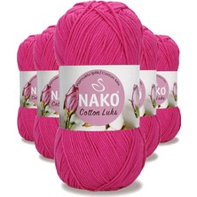 Nemere 5 Adet Cotton Lüks Yelek Tunik Kazak Bluz Hırka Ipi Yünü Fuşya 97572