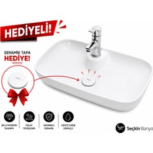 Lapino Tezgah Üstü Lavabo 60*40 cm Premıum Class ESV-16260