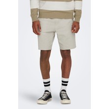 Only & Sons Onslinus Pamuk ve Keten Karışımlı Short Erkek Short 22024967