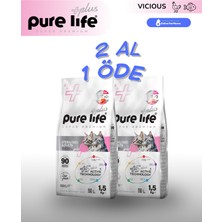 Pure Life Plus Kısırlaştırılmış Yetişkin Kedi Maması Karışık Paket 1.5 kg x 2