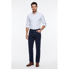 Uki Lacivert Comfort Fit 5 Cep Pantolon