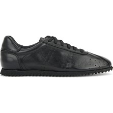 Ziya, Erkek Hakiki Deri Sneaker 1611026Z900 Siyah