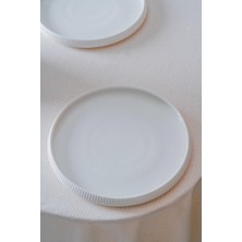 Acar Bıanco Lınea Tekli Servis Tabak 26CM