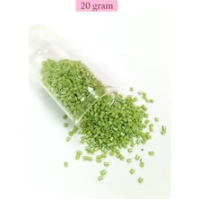 Nemere Kesme Cam Boncuk 2mm - 20 Gram - Yeşil -BNC325