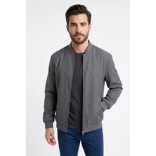 Uki Antrasit Comfort Fit Ceket Mont