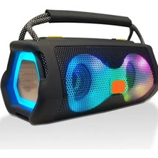 Gaman Jedel SA-217 Rgb Işıklı Taşınabilir Bluetooth Hoparlör - Yüksek Ses Bombası Kablosuz Speaker