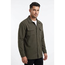 Uki Haki Comfort Fit Ceket Mont
