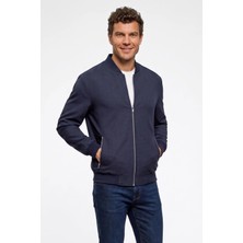 Uki Lacivert Comfort Fit Ceket Mont