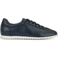 Ziya, Erkek Hakiki Deri Sneaker 1611026Z900 Lacivert