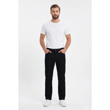 Uki Siyah Comfort Fit 5 Cep Pantolon