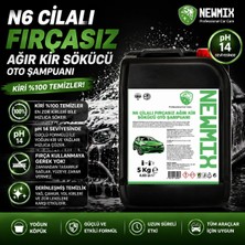 Newmix N6 Ağır Kir Fırçasız Oto Yıkama Şampuanı 5 kg
