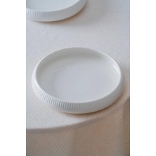 Acar Bıanco Lınea Tekli Pasta Tabak 18CM