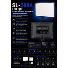 Pdx SL-288A LED Işık | Bi-Color | Sarı Beyaz Ayarlanabilir