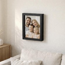 Digitronix Siyah Ahşap Derin Fotoğraf Çerçevesi 15X20