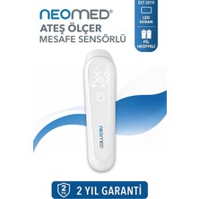 Neomed DET-3019 Akıllı Mesafe Sensörlü Hızlı Ölçüm Temassız Dijital Ateş Ölçer