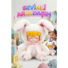 Farbu Oyuncak Nansi Peluş Figür Bebek - Sevimli Kostümlü 17 cm Uyku Arkadaşı Dekoratif Yumuşak Oyuncak Bebek