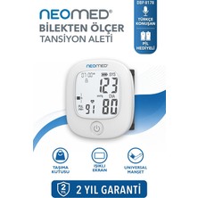 Neomed DBP-8178 Türkçe Konuşan Tek Tuşla Ölçen Işıklı Bilekten Dijital Tam Otomatik Tansiyon Aleti