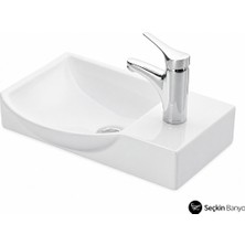Lapino Tezgahüstü Mini Lavabo 32*45*25 Litos Sol ESV-4079