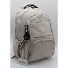 Mixx Store Lüks Unisex Saten Suya Dayanıklı Kumaş Büyük Boy Ortaokul Lise Okul Sırt ve Seyahat Çantası
