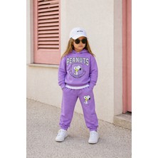 Baby Lory Kids Store Kız Çocuk Kapşonlu Alt Üst Eşofman Takımı