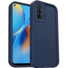 Fiberliz Newface Oppo A74 4g Kılıf Viera Silikon - Lacivert