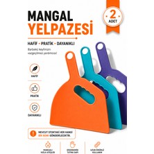 Alıç Flora Mangal Yelpazesi Çift Tutamaçlı - Kolay Kullanım Barbekü Aksesuarı