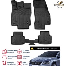 S-Dizayn Skoda Superb 3D Pro Havuzlu Paspas 2015+