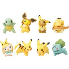 Nerm Pika Pika 8 Adet Mini Figür