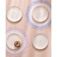 Madame Coco Tillleul 4'lü Pasta Tabağı Seti - Renkli - 19 cm
