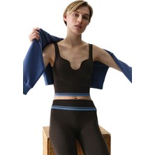 Penti Haki Seamless Dikişsiz Kalp Yaka Çıkarılabilir Pedli Spor Sütyeni