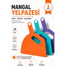 Alıç Flora Mangal Yelpazesi Çift Tutamaçlı - Kolay Kullanım Barbekü Aksesuarı
