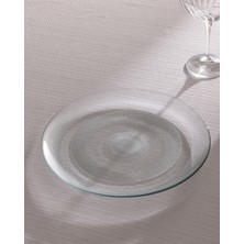 Madame Coco Aster Servis Tabağı - Şeffaf - 28 cm